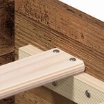 vidaXL Cadre de lit Bois Ancien 90 x 200 cm Bois d'ingénierie