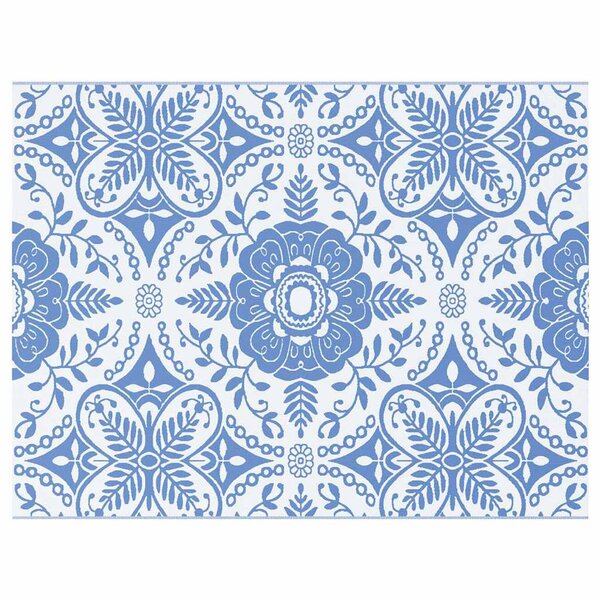 vidaXL Tapis d'extérieur ARAKIL Bleu azuré 300 x 400 cm PP