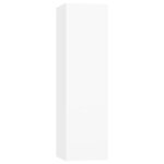 vidaXL Ensemble de meubles TV 3 Pièces Blanc Bois d'ingénierie