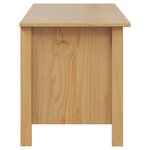 vidaXL Boîte de rangement HILL Marron miel 90 x 40 x 45 cm Pin massif