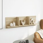 vidaXL Armoire murale 100x16 5x30 cm chêne sonoma bois d'ingénierie