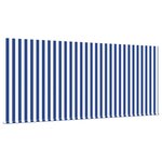 vidaXL Auvent Rétractable Bleu et Blanc 300 x 250 cm