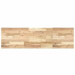 vidaXL Étagère de vasque murale acier et bois massif d'acacia