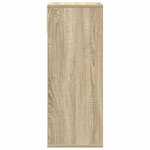 vidaXL Bibliothèque chêne sonoma 34x31x80 cm bois d'ingénierie