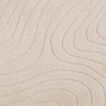 vidaXL Tapis de surface Carré PALMERAS Beige 120 x 120 cm Polyester