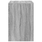 vidaXL bureau d'écriture gris gris sonoma bois d'ingénierie