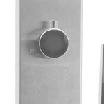 vidaXL Douche d'extérieur Acier inoxydable Droit