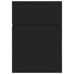 vidaXL Canapé-lit pliable 140 x 67 x 45 cm Noir