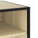 vidaXL Meuble TV chêne sonoma 180x40x46 cm bois d'ingénierie