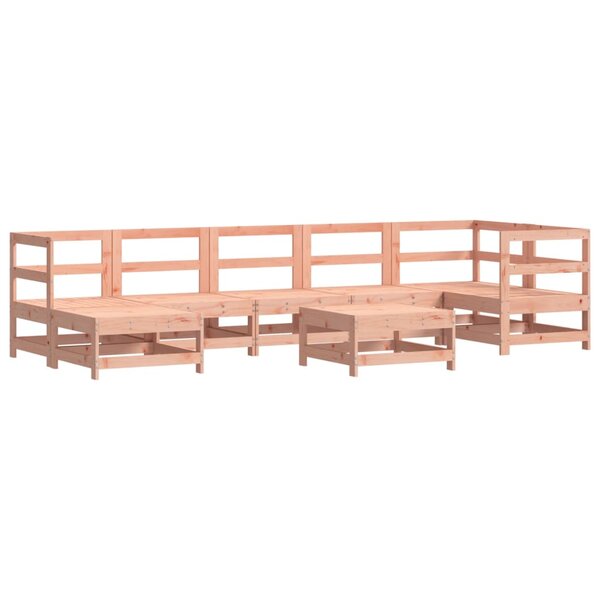 vidaXL Salon de jardin 8 Pièces bois massif douglas