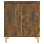 vidaXL Buffet Chêne fumé 60x35x70 cm Bois d'ingénierie