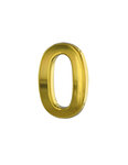 THIRARD - Chiffre 0 doré adhésif  ABS  H.50mm - THIRARD