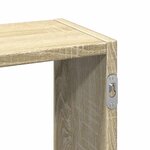 vidaXL Étagère murale chêne sonoma 159x18x66 cm bois d'ingénierie