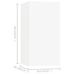vidaXL Meubles TV 7 Pièces Blanc 30 5x30x60 cm Bois d'ingénierie