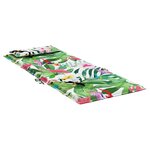 vidaXL Coussins de chaise à dossier haut lot de 4 multicolore