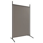 vidaXL Cloison de séparation 2 panneaux Anthracite 175x180 cm Tissu