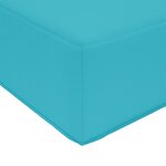 vidaXL Coussin d’assise Turquoise 80 x 40 x 8 cm 100   polyester