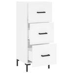 vidaXL Buffet blanc 34 5x34x90 cm bois d'ingénierie