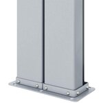 vidaXL Auvent latéral rétractable Marron 117x1200 cm