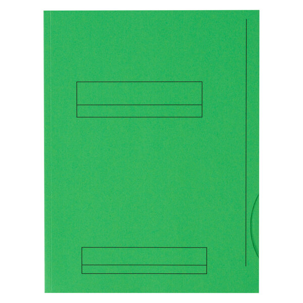 Chemises dossier 2 rabats oxford 24 x 32 cm vert vif - paquet de 50