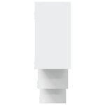 vidaXL Étagère murale blanc 159x18x66 cm bois d'ingénierie