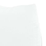vidaXL Coussin de Dos Blanc 45 x 20 x 35 cm tissu