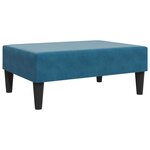 vidaXL Ensemble de canapés 2 Pièces avec coussins bleu velours