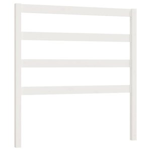 vidaXL Tête de lit Blanc 95x4x100 cm Bois massif de pin
