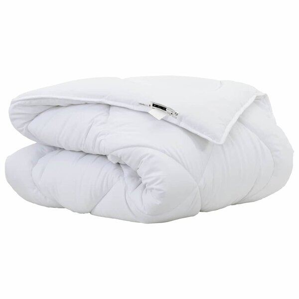 vidaXL Couettes & Duvets Blanc 155 x 220 cm Microfibre