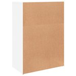 vidaXL Buffet blanc 60x31x84 cm bois d'ingénierie