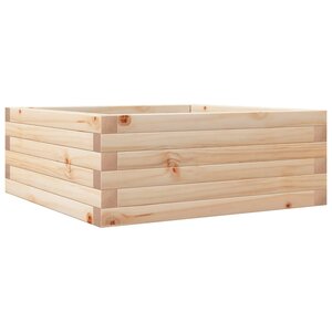 vidaXL Jardinière 60x60x23 cm bois de pin massif