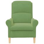 vidaXL fauteuil Vert clair 76 x 94 x 102 cm Velours