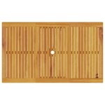 vidaXL Ensemble de salle à manger pour jardin 7 Pièces Marron