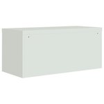 vidaXL Classeur gris clair 90x40x180 cm acier