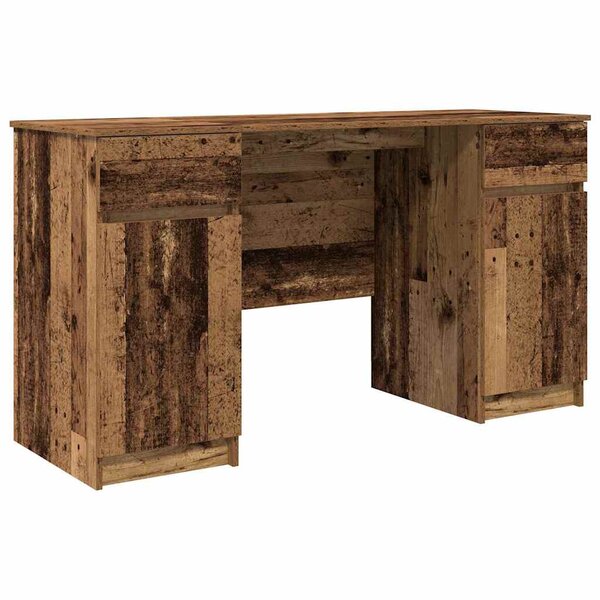 vidaXL Bureau Bois ancien 140 x 49 x 76 cm Bois d'ingénierie