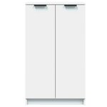 vidaXL Armoire à chaussures Blanc 59x35x100 5 cm Bois d'ingénierie