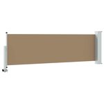 vidaXL Auvent latéral 100 x 300 cm 100  polyester fer acier