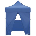 vidaXL Tente de fête 200 x 200 x 315 cm Bleu Tissu Oxford