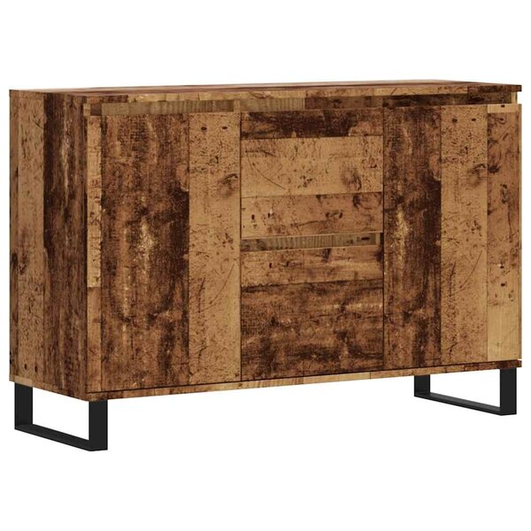 vidaXL Buffet vieux bois 104x35x70 cm bois d’ingénierie