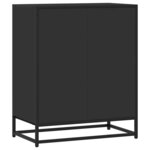 vidaXL Buffet noir 62x35x76 cm bois d'ingénierie