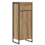 vidaXL Ensemble de mobilier de salle de bain Chêne artisanal