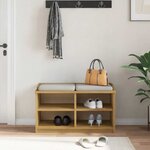 vidaXL Banc de couloir SANDNES 87x40x50 cm bois de pin massif