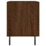vidaXL Tables de chevet 2 Pièces chêne marron 40x35x47 5 cm