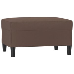 vidaXL Repose-pied Marron 70x55x41 cm Similicuir
