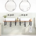 vidaXL Dessus de meuble de salle de bain non traité bois d'acacia
