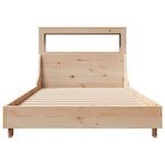 vidaXL Cadre de lit sans matelas 90x190 cm bois de pin massif
