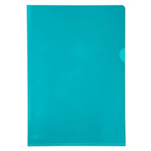 Sachet De 10 Pochettes Coin Pvc Lisse Haute Résistance 13/100e - A4 - Vert - X 10 - Exacompta