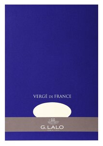 Bloc vergé A4 50 feuilles 100g Blanc G.LALO