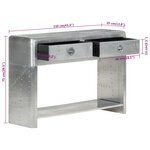 vidaXL Buffet de style aviation 110x35x75 cm Métal
