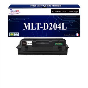 T3AZUR - Toner compatible avec Samsung MLT-D204L MLTD204L pour Samsung ProXpress M3325ND M3375 M3825DW M3825ND M3875FD M3875FW M4025ND M4025NX M4075FR M4075FX